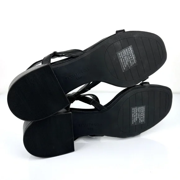 Kenneth Cole New York Women's Maisie Low Dress Sandals Black Size 6.5 - Picture 9 of 11